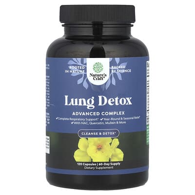 Nature's Craft, Lung Detox, 120 Capsules