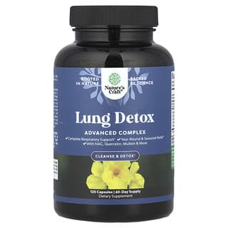 Nature's Craft, Détox pulmonaire, 120 capsules