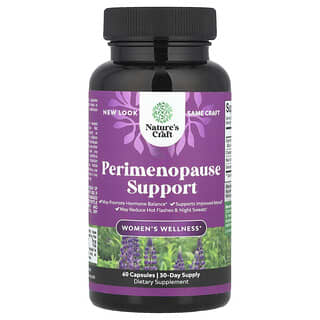 Nature's Craft, Women‘s Wellness, Perimenopause Support, Women‘s Wellness, Perimenopause Support, 60 Kapseln