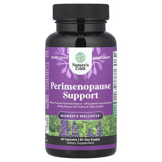 Nature's Craft, Women's Wellness, Perimenopause Support, 60 Capsules