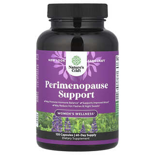 Nature's Craft, Women's Wellness, Perimenopause Support, 120 Capsules