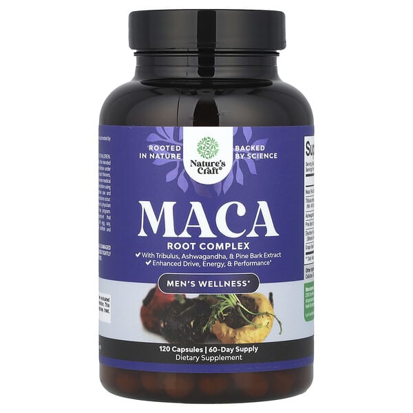 Men's Wellness, Maca Root Complex, 120 Capsules
