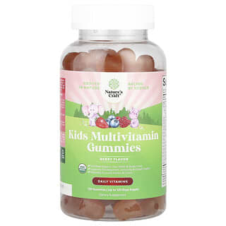 Nature's Craft, Kids Multivitamin Gummies, Berry, 120 Gummies