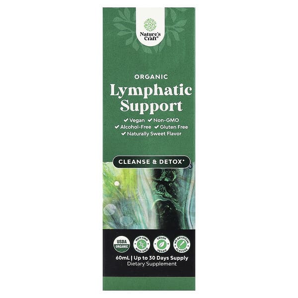 Nature's Craft, Organic Lymphatic Support, 60 ml