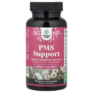 Nature's Craft, Ženský wellness, podpora PMS, 60 kapslí