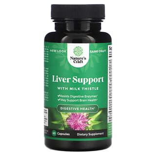 Nature's Craft, Liver Support with Milk Thistle, 60 Capsules