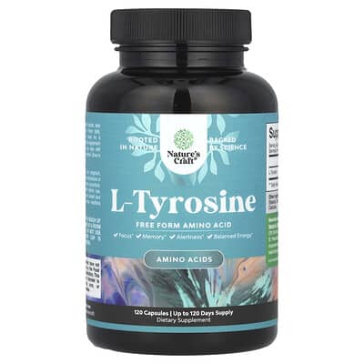 Nature's Craft, L-Tyrosine, 500 mg, 120 Capsules