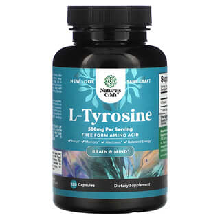 Nature's Craft, L-Tyrosine, 500 mg, 120 Capsules
