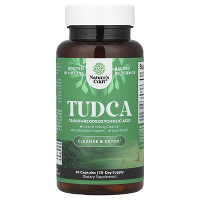 Nature's Craft, TUDCA, 60 Capsules (250 mg per Capsule)