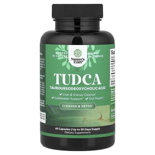 Nature's Craft, TUDCA, 60 капсул (250 мг на капсулу)