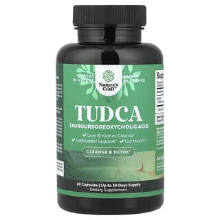 Nature's Craft, TUDCA, 60 capsules (250 mg par capsule)