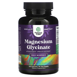 Nature's Craft, Magnesium Glycinate, 120 Capsules