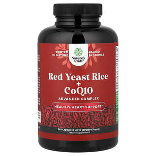 Nature's Craft, Red Yeast Rice + CoQ10, 240 Capsules