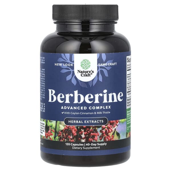 Berberine, 120 Capsules