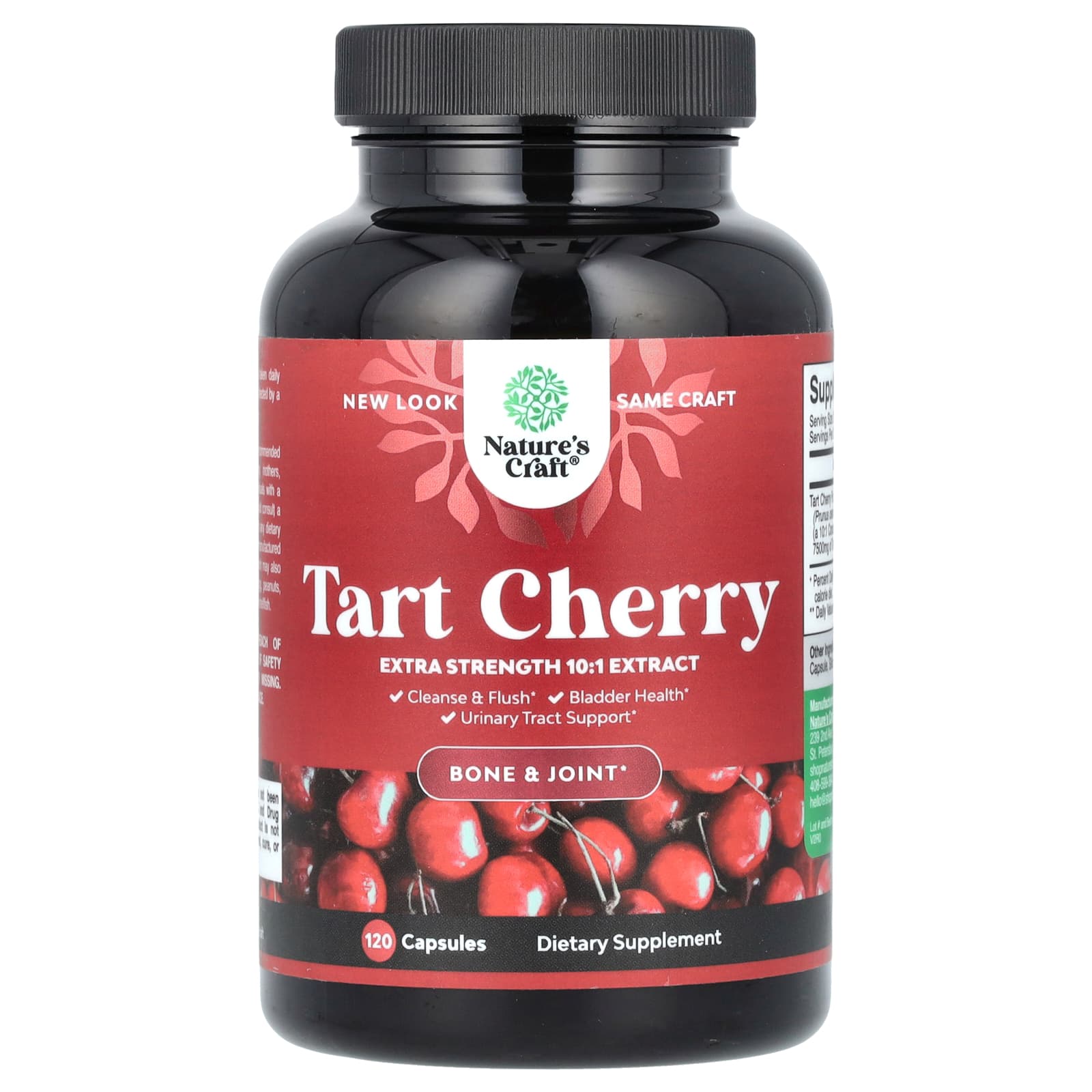 Tart Cherry, 120 Capsules (250 mg per Capsule)