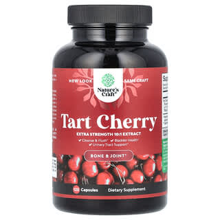Nature's Craft, Tart Cherry, Extra Strength 10:1 Extract, 120 Capsules