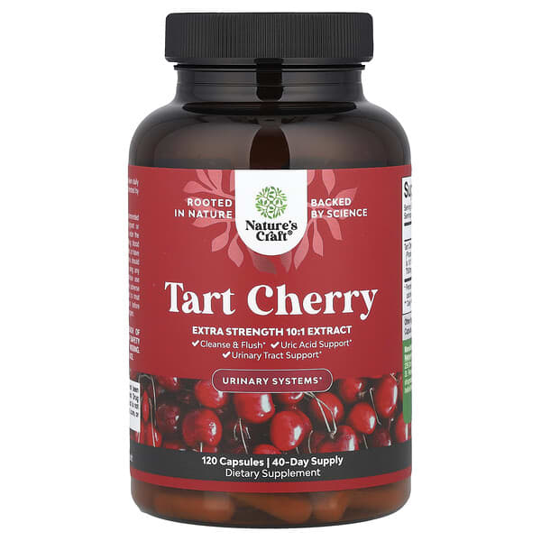 Nature's Craft, Tart Cherry, 120 Capsules (250 mg per Capsule) — product photo 1