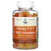 Gomitas de omega 3-6-9 + DHA, Limón y naranja, 120 gomitas