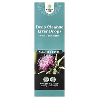 Nature's Craft, Deep Cleanse Liver Drops with Milk Thistle, 2 fl oz (60 ml)