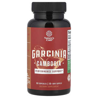 Nature's Craft, Garcinia cambogia, 60 Cápsulas