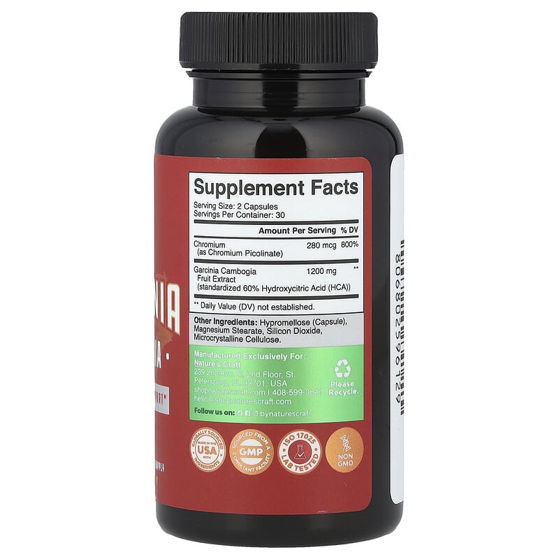 Garcinia Cambogia, 60 Capsules