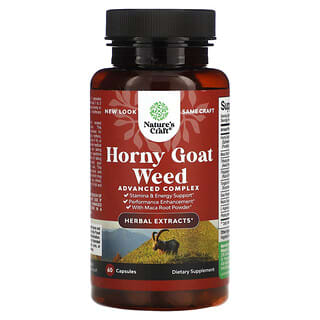Natures Craft, Horny Goat Weed, 60 Capsules