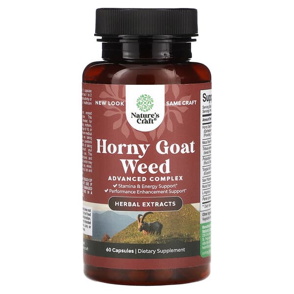 Natures Craft Horny Goat Weed 60 Capsules 2258