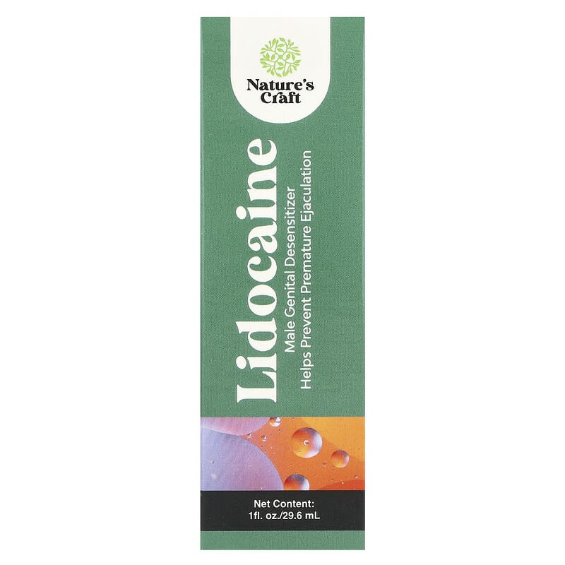 Lidocaine, Male Genital Desensitizer, Lidocain, Desensitizer für männliche  Genitalorgane, 10 mg, 29,6 ml (1 fl