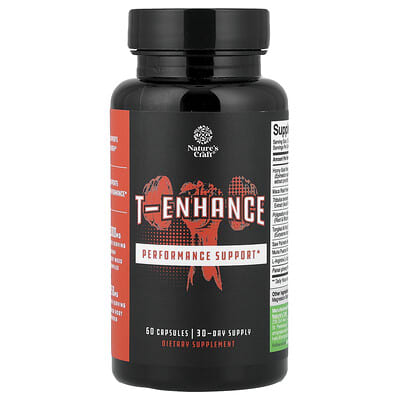 Nature's Craft, T-Enhance, 60 Capsules