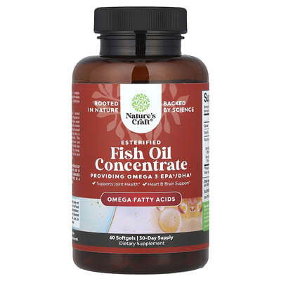 Nature's Craft, Fish Oil Concentrate, 60 Softgels
