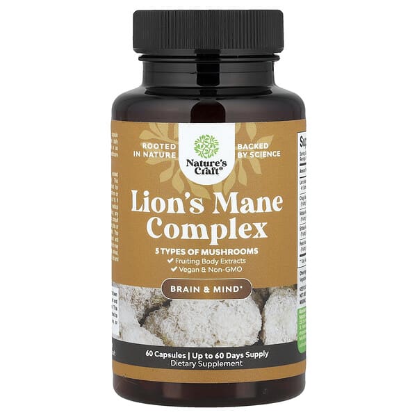 Nature's Craft, Kompleks Mane Singa, 60 Kapsul