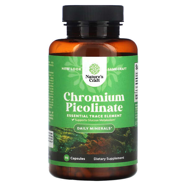 Chromium Picolinate, 200 mcg, 90 Capsules