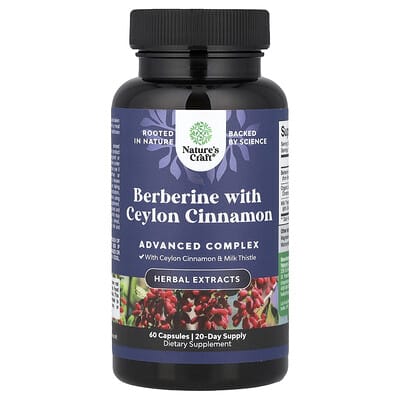 Nature's Craft, Berberine, 60 Capsules