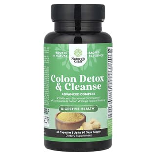 Nature's Craft, Colon Detox & Cleanse, 60 Capsules