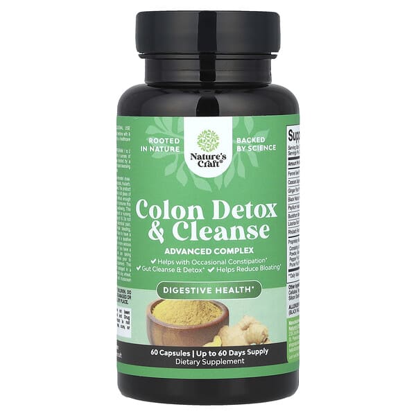 Colon Detox & Cleanse, 60 Capsules
