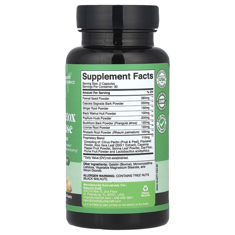 Darmreiniging en -ontgifting, 60 capsules