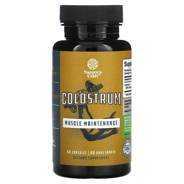 Colostrum, 500 mg, 60 Capsules
