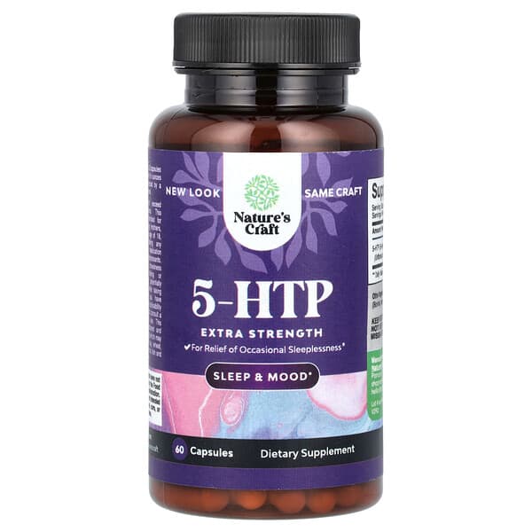 Nature's Craft, 5-HTP，特強型，60 粒膠囊