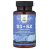 D3 +K2, Cherry, 60 Chewable Tablets