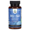 D3 + K2, Cereza, 60 comprimidos masticables