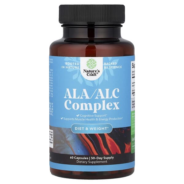 Nature's Craft, ALA/ALC Complex, 60 Capsules
