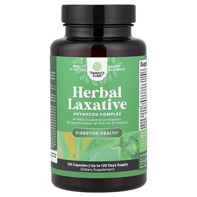 Nature's Craft, Herbal Laxative, Advanced Complex, 120 Capsules