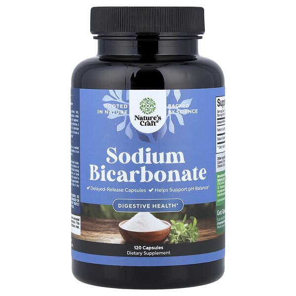 Nature's Craft, 소듐바이카보네이트, 캡슐 120정(캡슐 1정당 650mg)