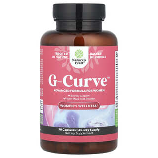 Nature's Craft, G-Curve™, Fórmula Avançada para Mulheres, 90 Cápsulas