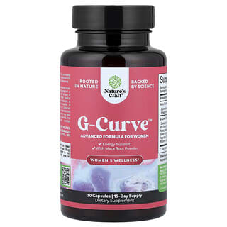 Nature's Craft, Bienestar de la mujer, G-Curve™, 30 cápsulas