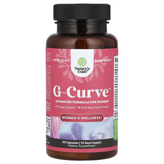 Nature's Craft, G-Curve™, Fórmula Avançada para Mulheres, 30 Cápsulas