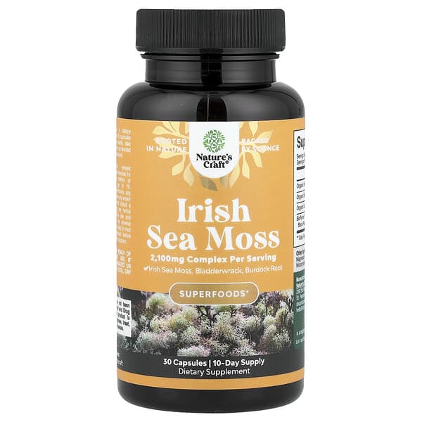 Irish Sea Moss, 30 Capsules