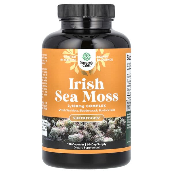 Irish Sea Moss, 180 Capsules