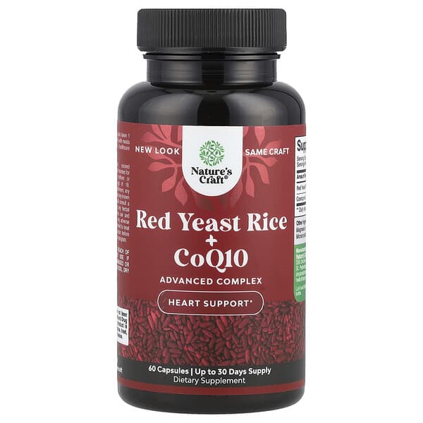 Red Yeast Rice + CoQ10, 60 Capsules