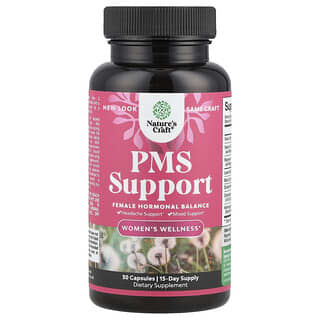 Nature's Craft, Women's Wellness, PMS Support, 30 Capsules